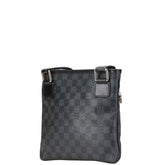 ルイ ヴィトン ダミエ グラフィット トマス 斜め掛け ショルダーバッグ N58028 ブラック PVC レザー レディース LOUIS VUITTON 【中古】
